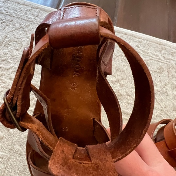 Sundance Oleandra sandals in cognac size 38 - Picture 4 of 5